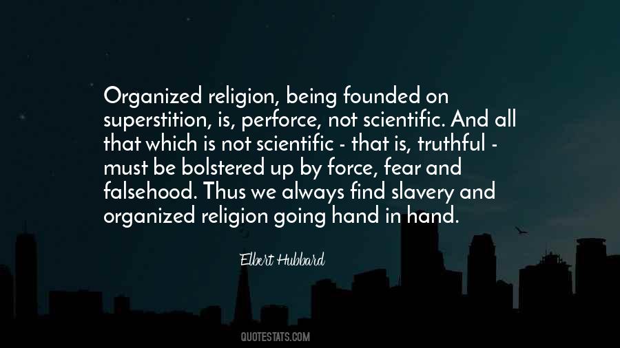 Religion And Superstition Quotes #196382
