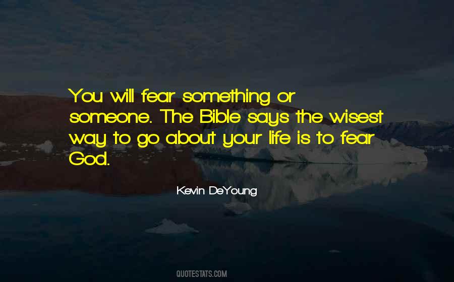 Bible Fear Quotes #1190370