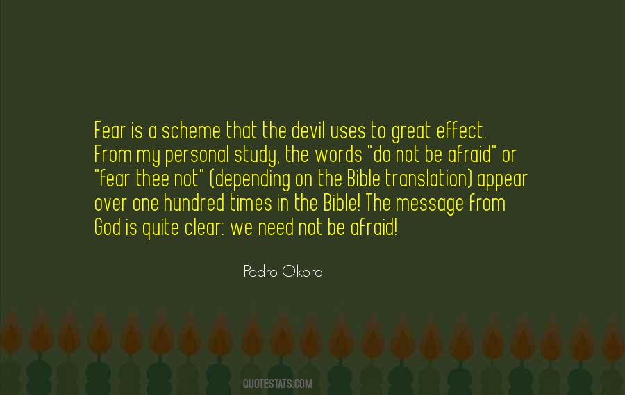 Bible Fear Quotes #1367224