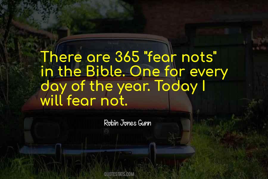 Bible Fear Quotes #1369012