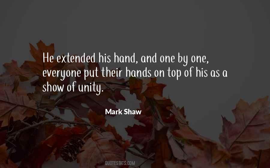 Extended Hand Quotes #1437217