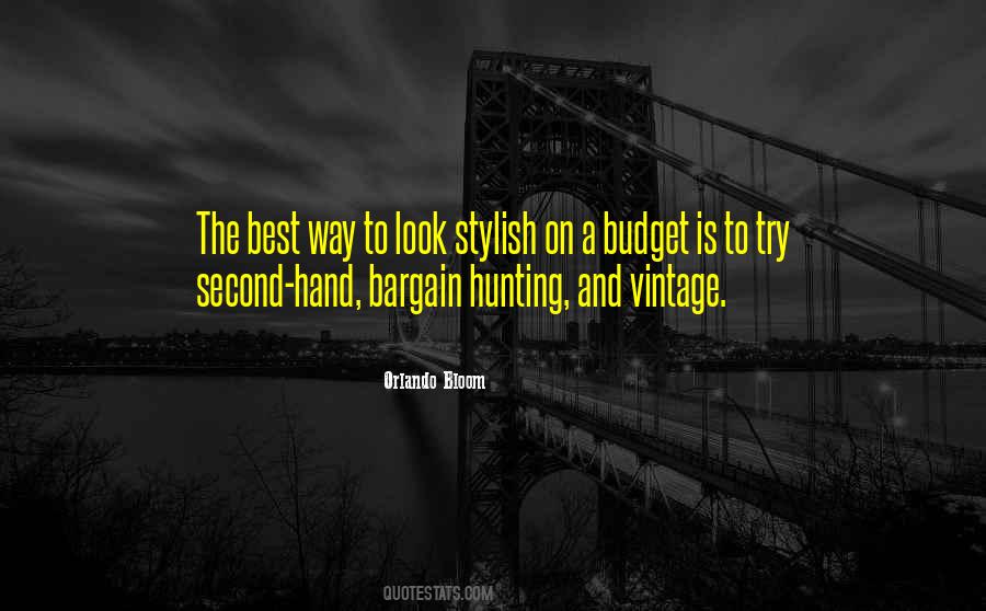 Quotes About On A Budget #1710636