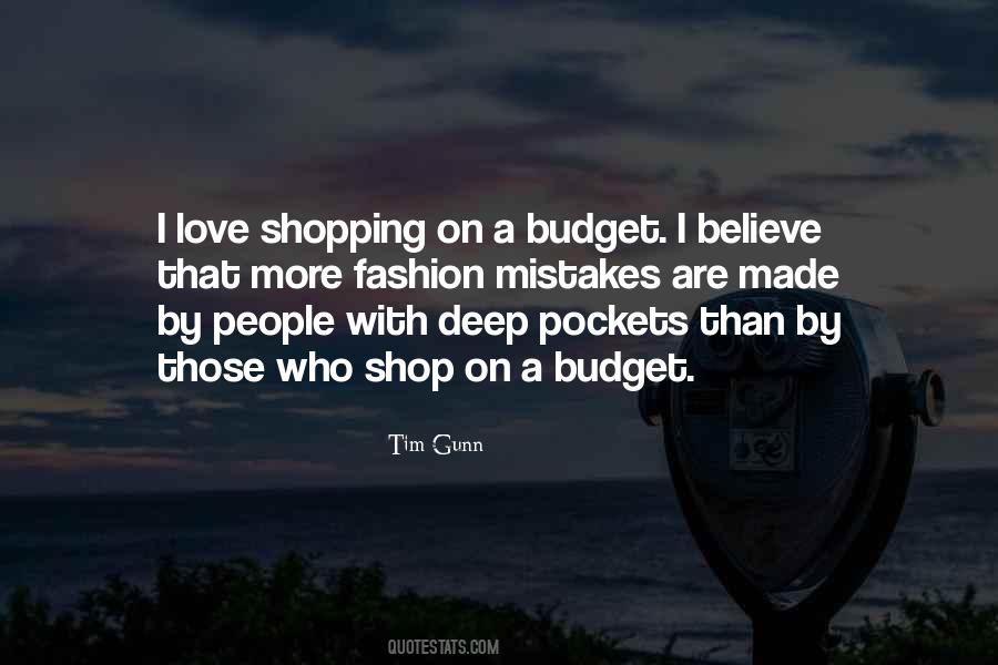 Quotes About On A Budget #362447