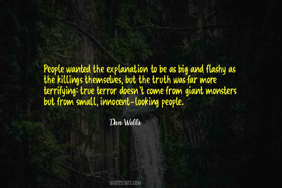 Quotes About True Monsters #1245843