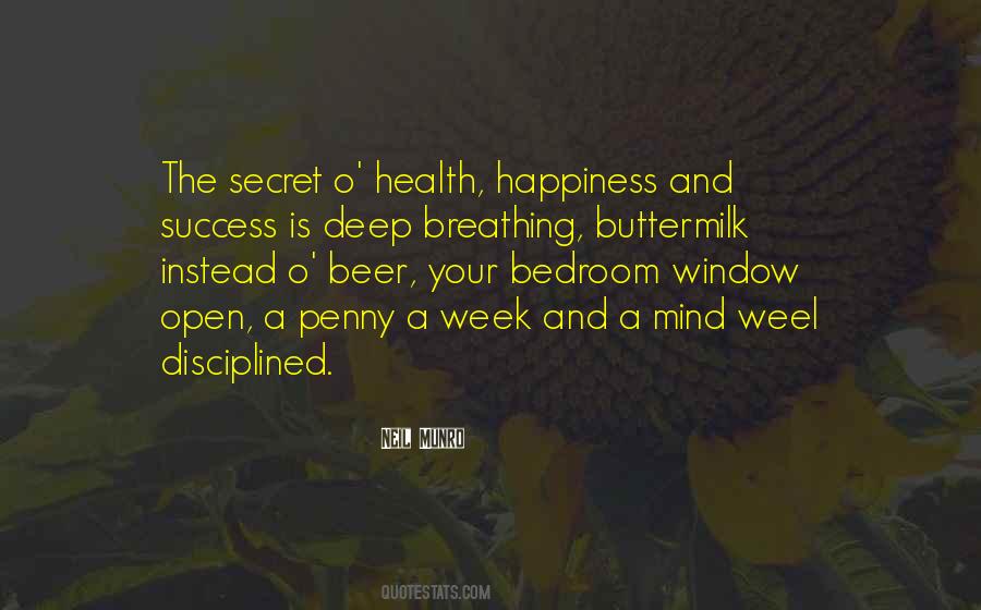 Happiness Health Quotes #205777