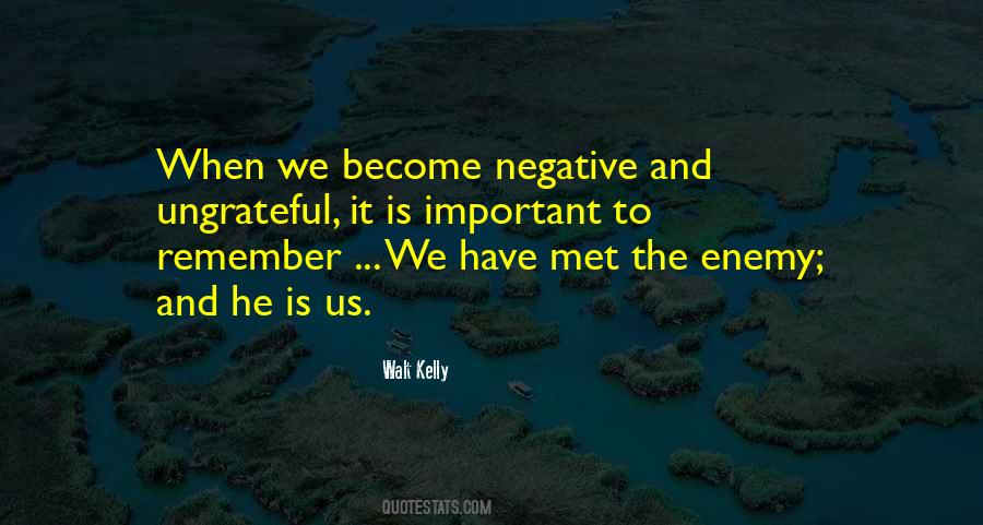 We Have Met The Enemy And He Is Us Quotes #938555