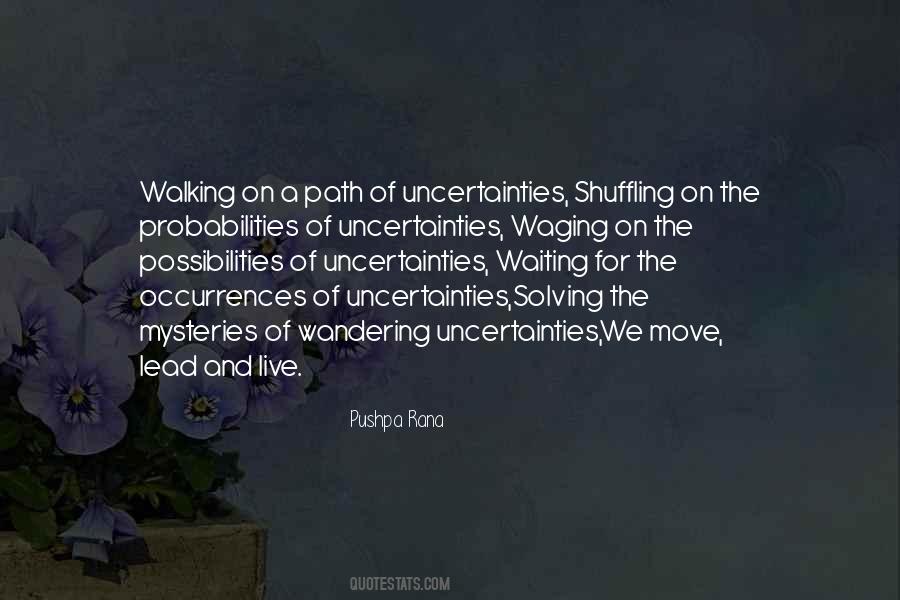 On A Path Quotes #971674