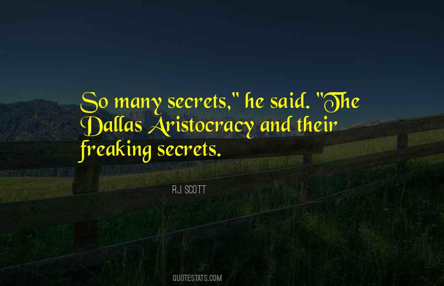 So Many Secrets Quotes #84361