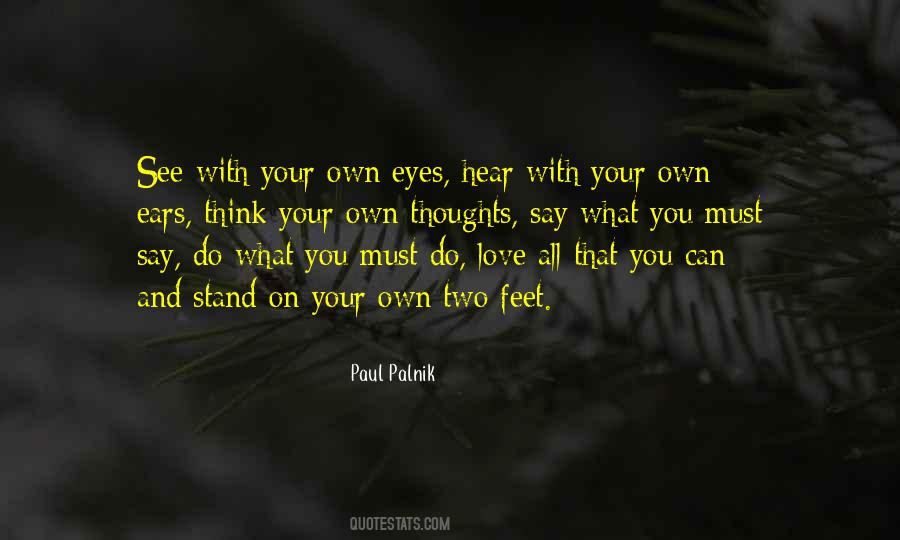 Feet Love Quotes #1494667