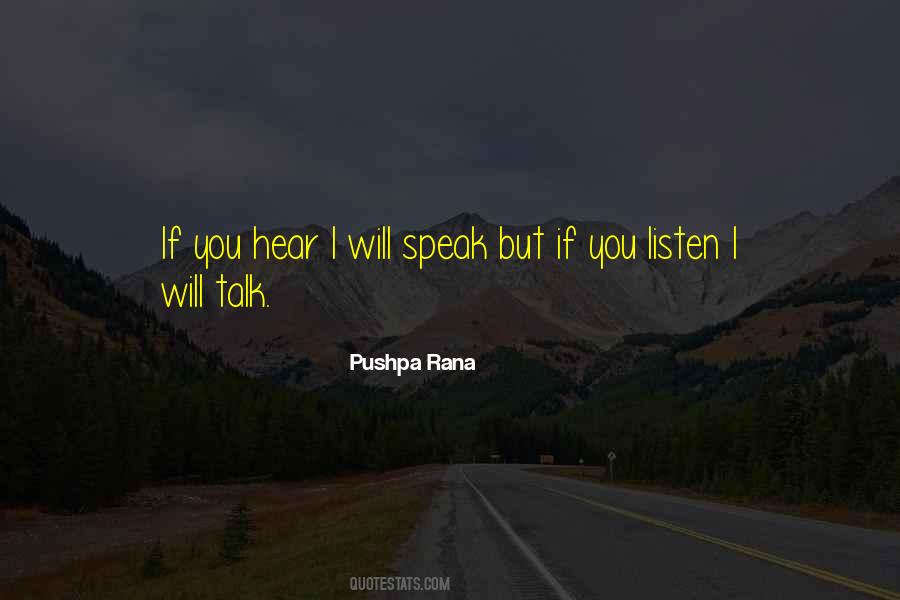 If You Listen Quotes #1814515