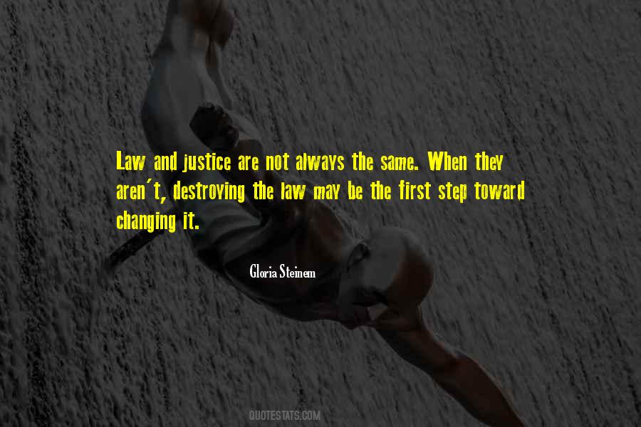 Justice Under Law Quotes #105018