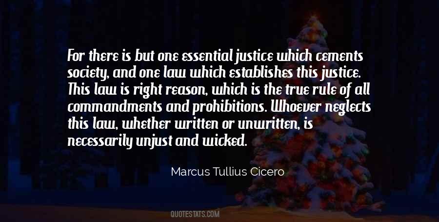 Justice Under Law Quotes #27465