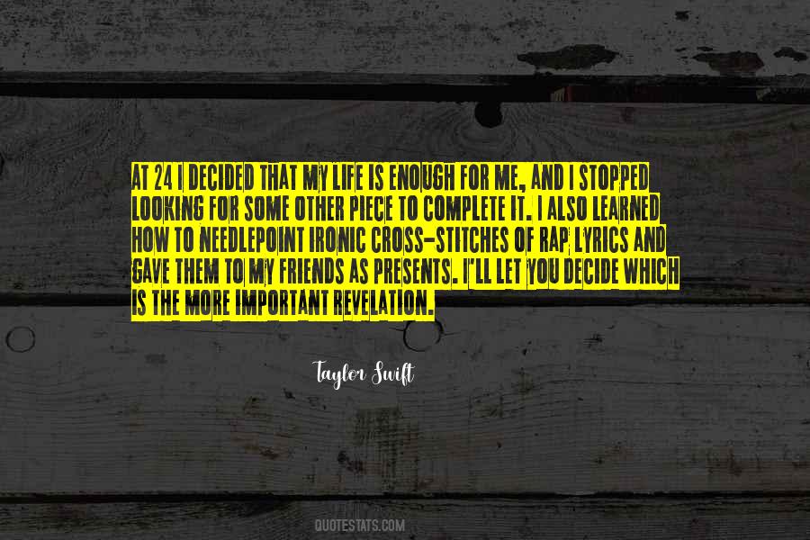 Life Rap Quotes #197997