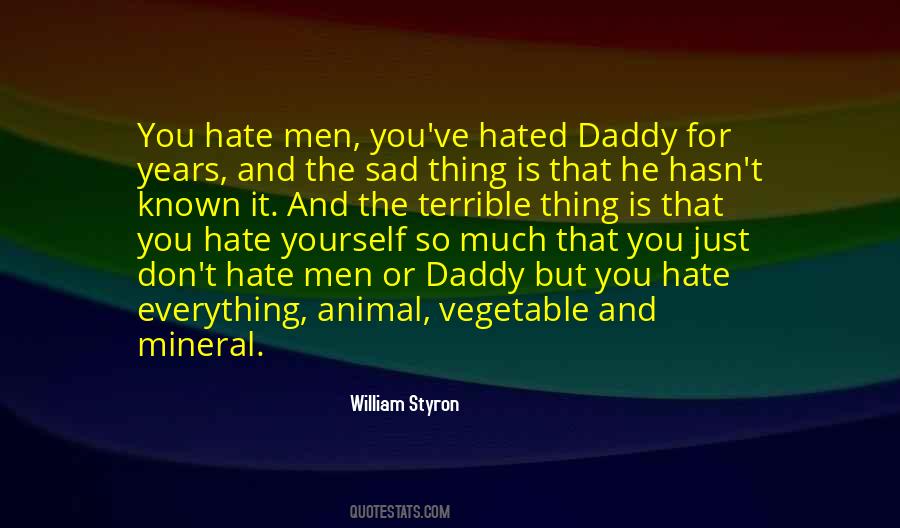 Hate Men Quotes #1338185