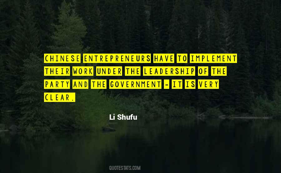 Leadership Work Quotes #869282