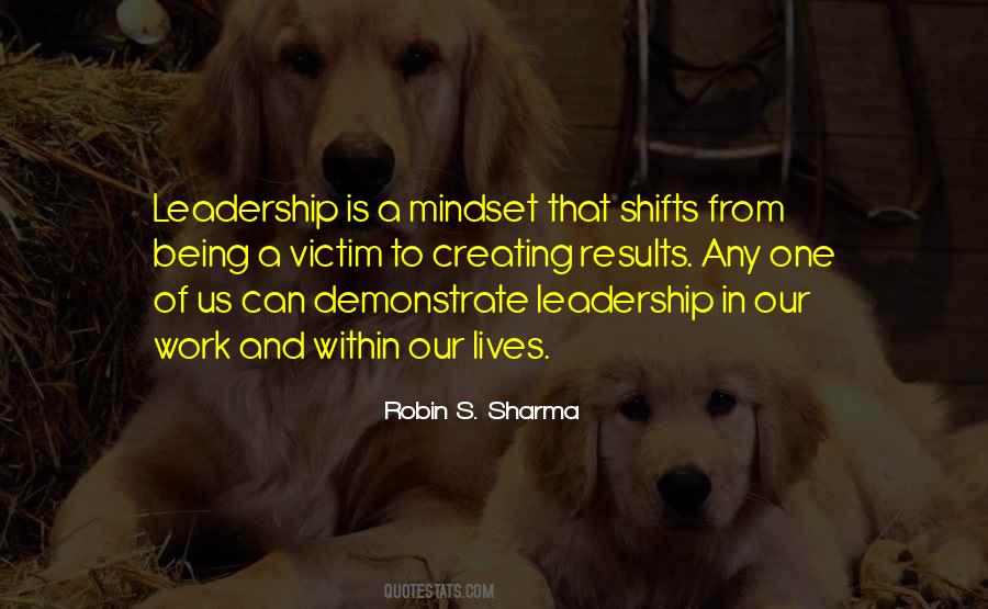 Leadership Work Quotes #91270