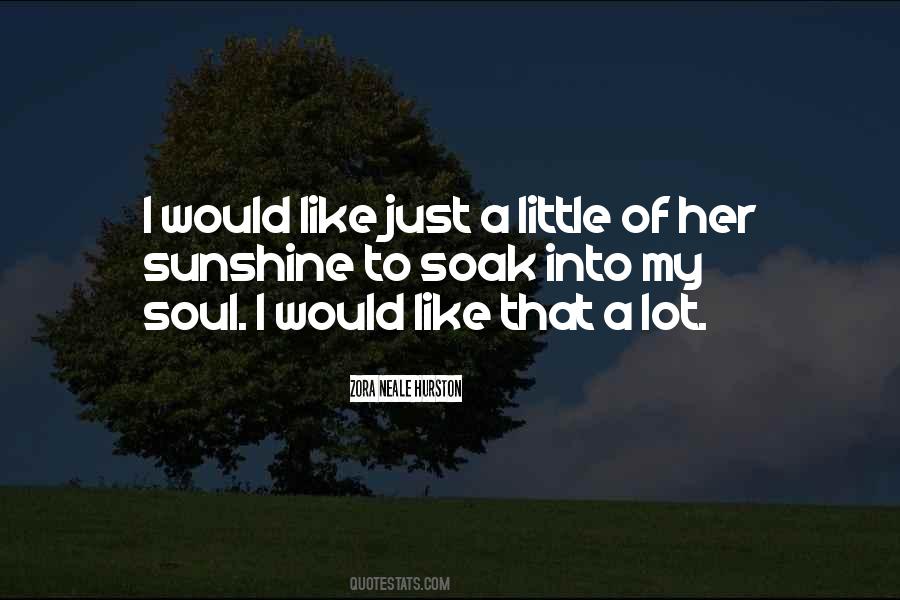 Sunshine Soul Quotes #1559314