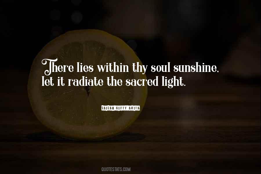 Sunshine Soul Quotes #1623044