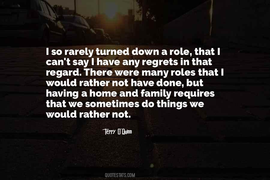 Not Having Regrets Quotes #1063454