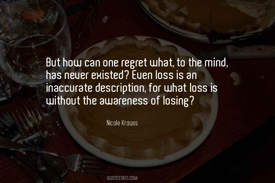 Not Having Regrets Quotes #131488