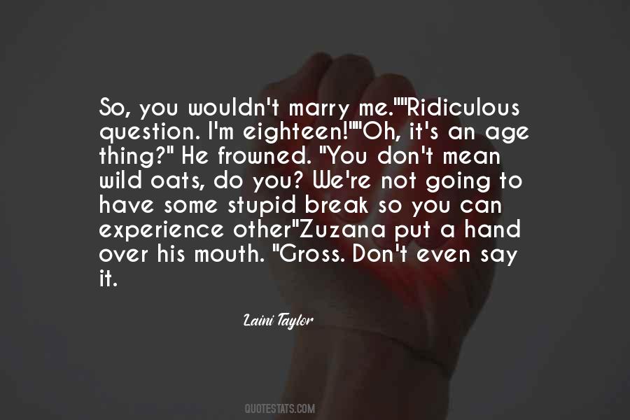 Can I Marry You Quotes #165733