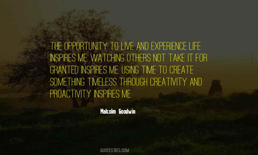 Create The Life You Want To Live Quotes #956768