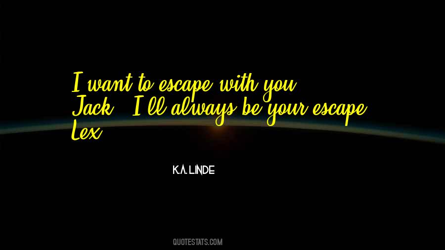 I Want To Escape Quotes #252789