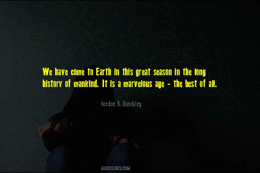 Best Mankind Quotes #1716636