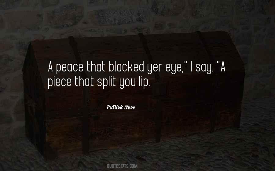 Eye And Lip Quotes #1064398