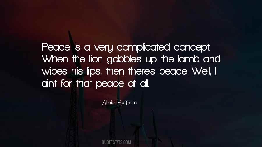 Peace At Quotes #1307446