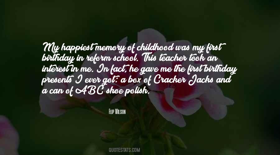 Childhood Birthday Quotes #175363