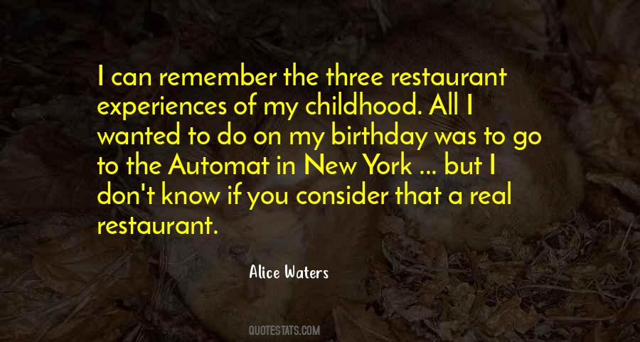 Childhood Birthday Quotes #931300