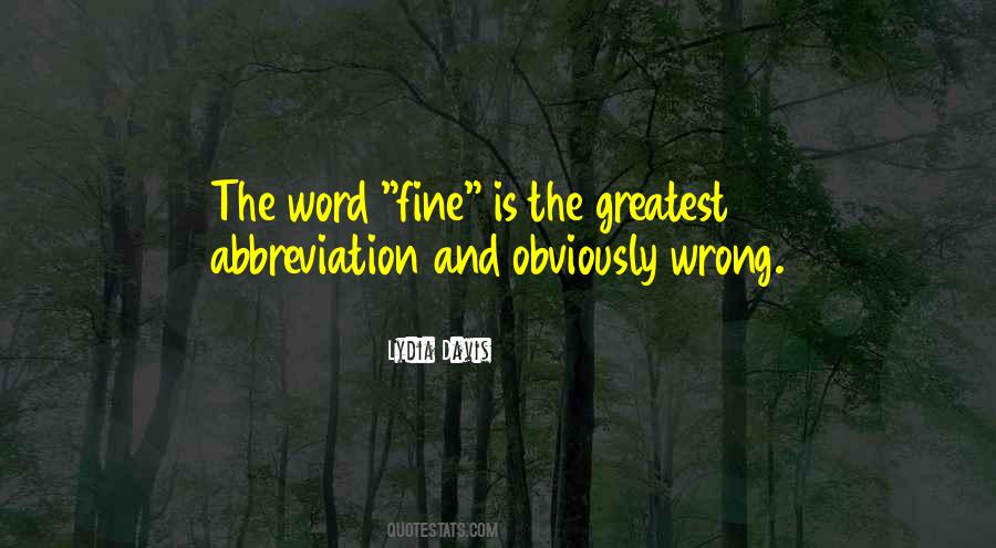 Abbreviation For Quotes #242869