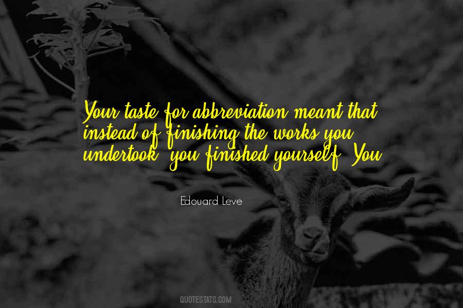 Abbreviation For Quotes #928771