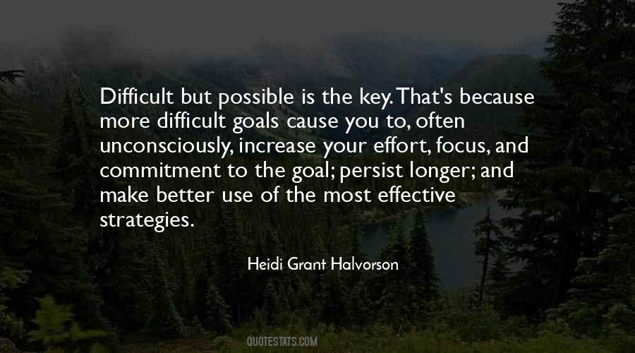 Commitment And Effort Quotes #1497650