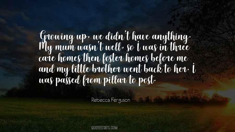 Quotes About Went Back #1086063