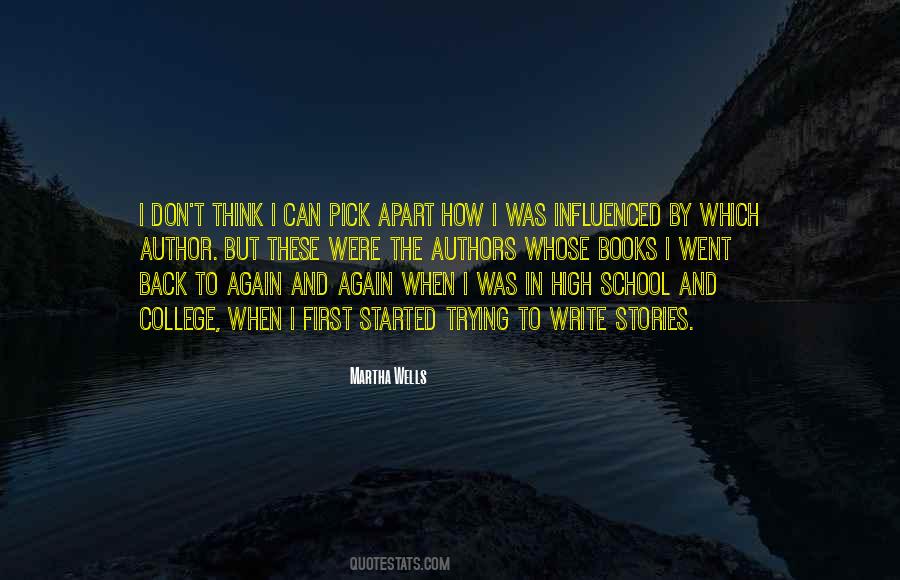 Quotes About Went Back #1304930