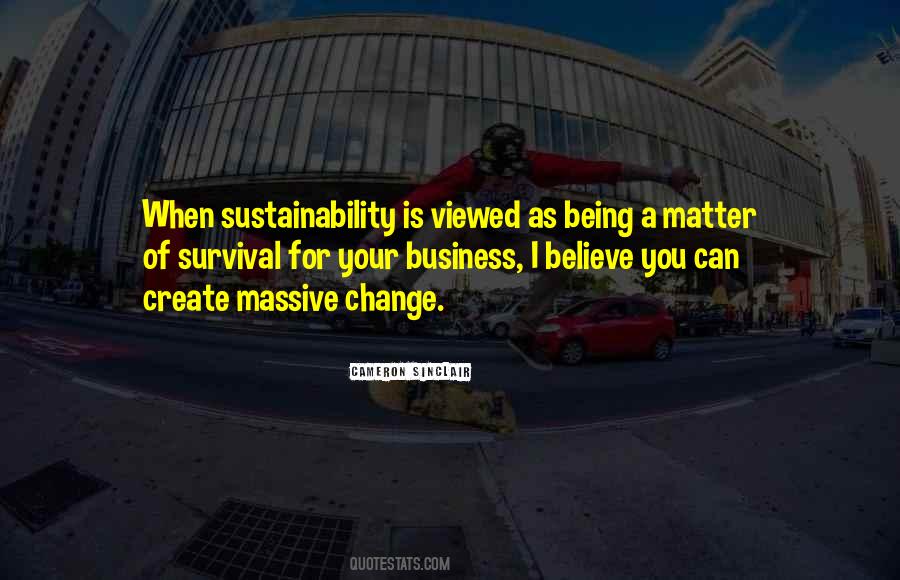Business Sustainability Quotes #1707446