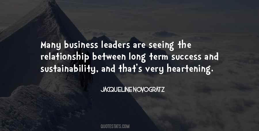 Business Sustainability Quotes #417625