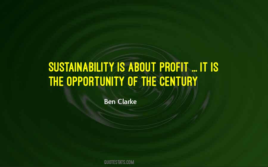 Business Sustainability Quotes #800236