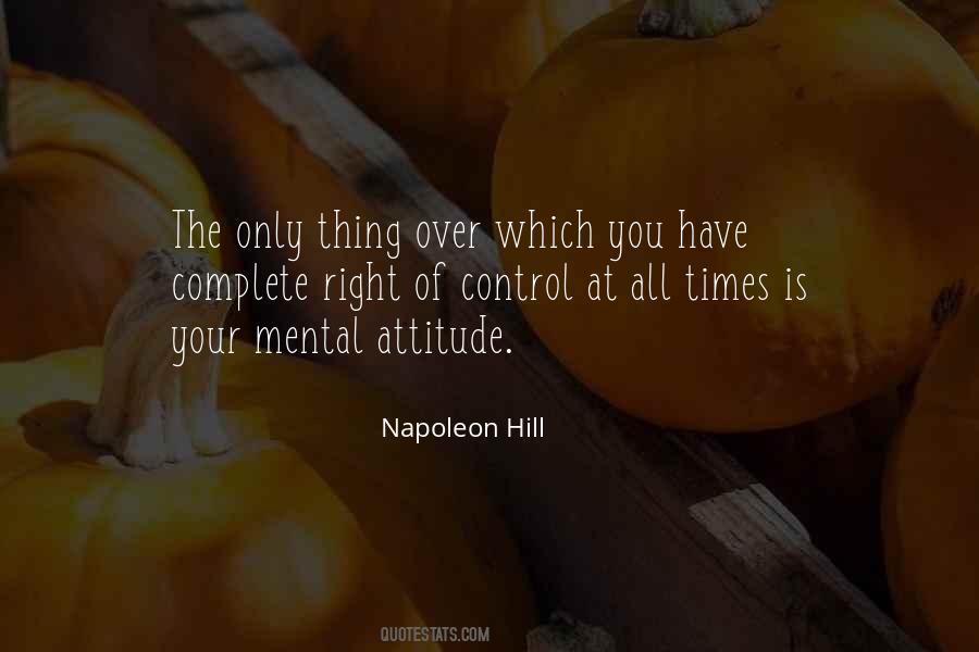 Right Mental Attitude Quotes #1767201