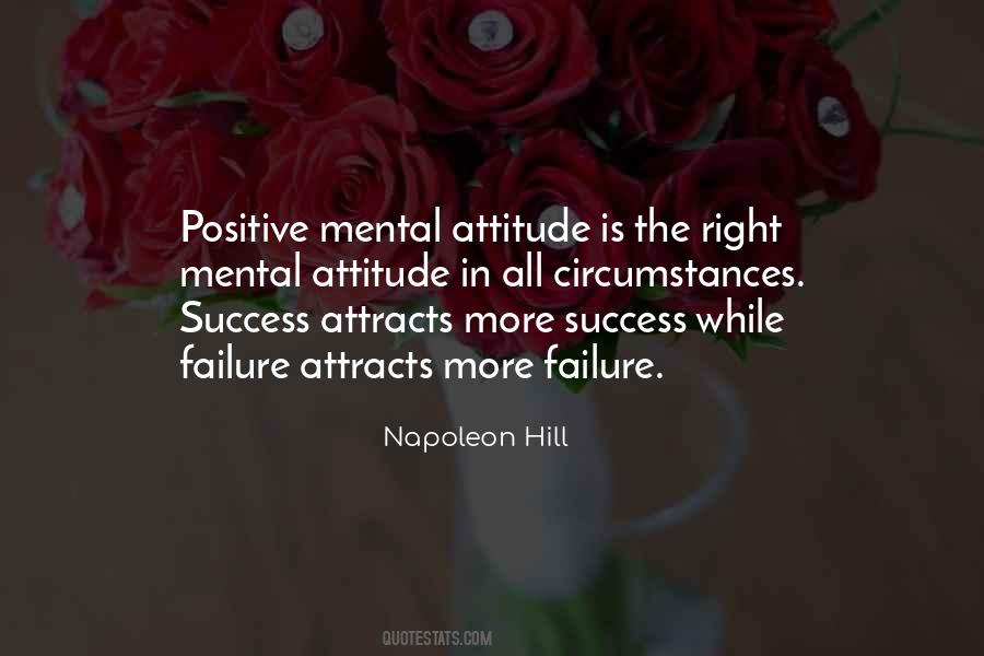 Right Mental Attitude Quotes #6075