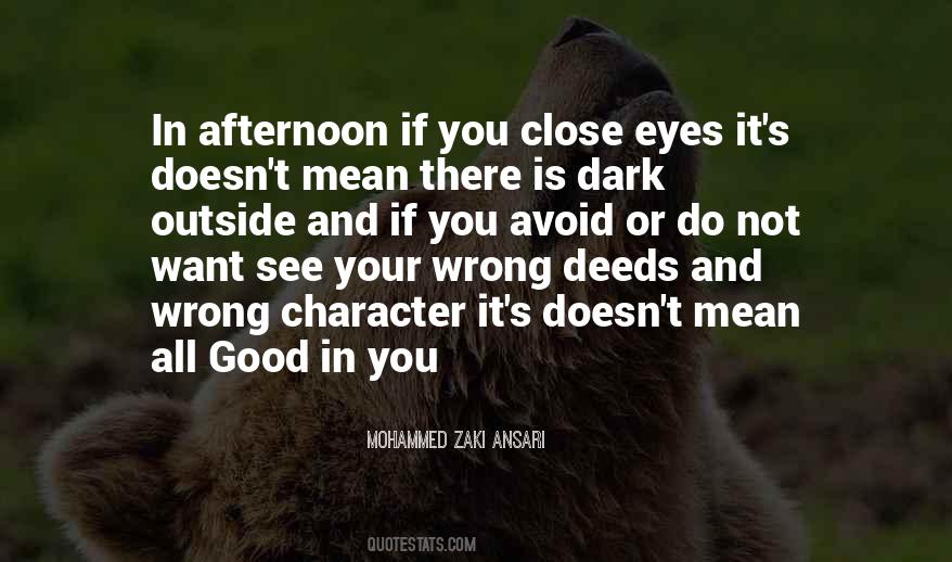 Eyes Close Quotes #21067