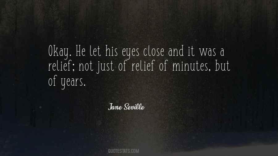 Eyes Close Quotes #511403