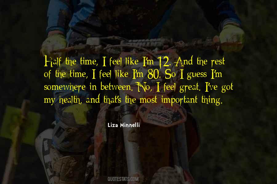 Your Health Is More Important Quotes #201123