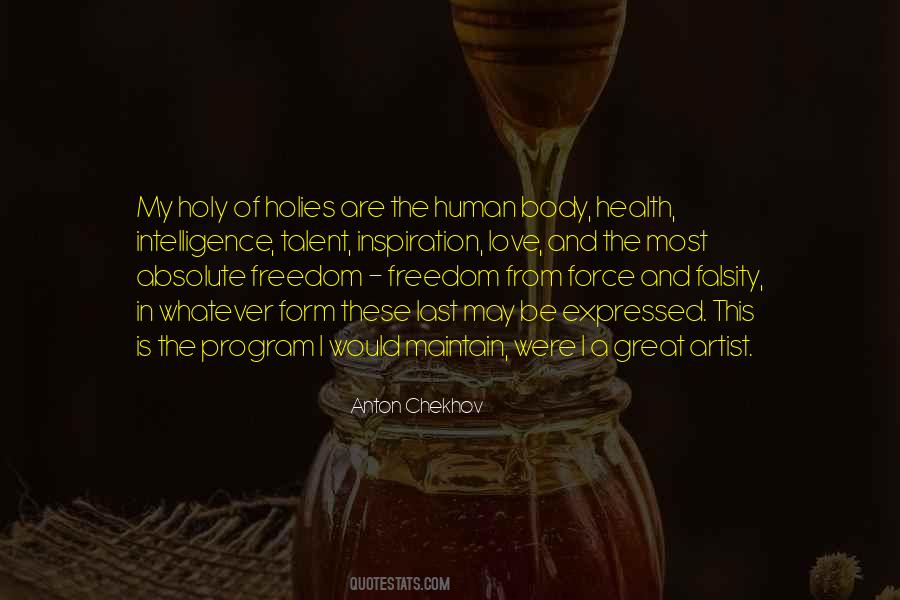 Freedom And Health Quotes #1823999