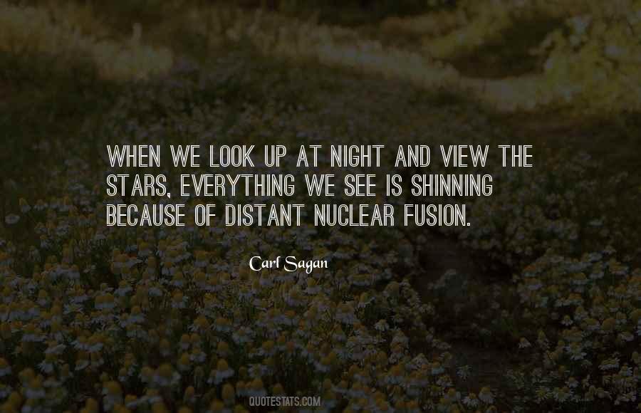 When I Look Up At The Stars Quotes #26047