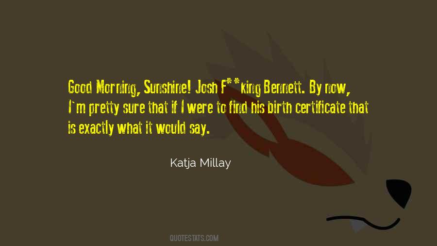 Good Sunshine Quotes #119640
