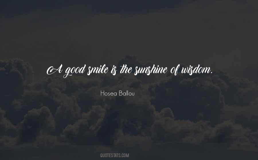 Good Sunshine Quotes #143759