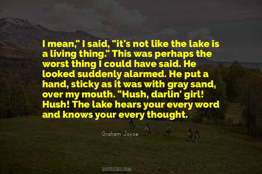 Quotes About The Lake #940216